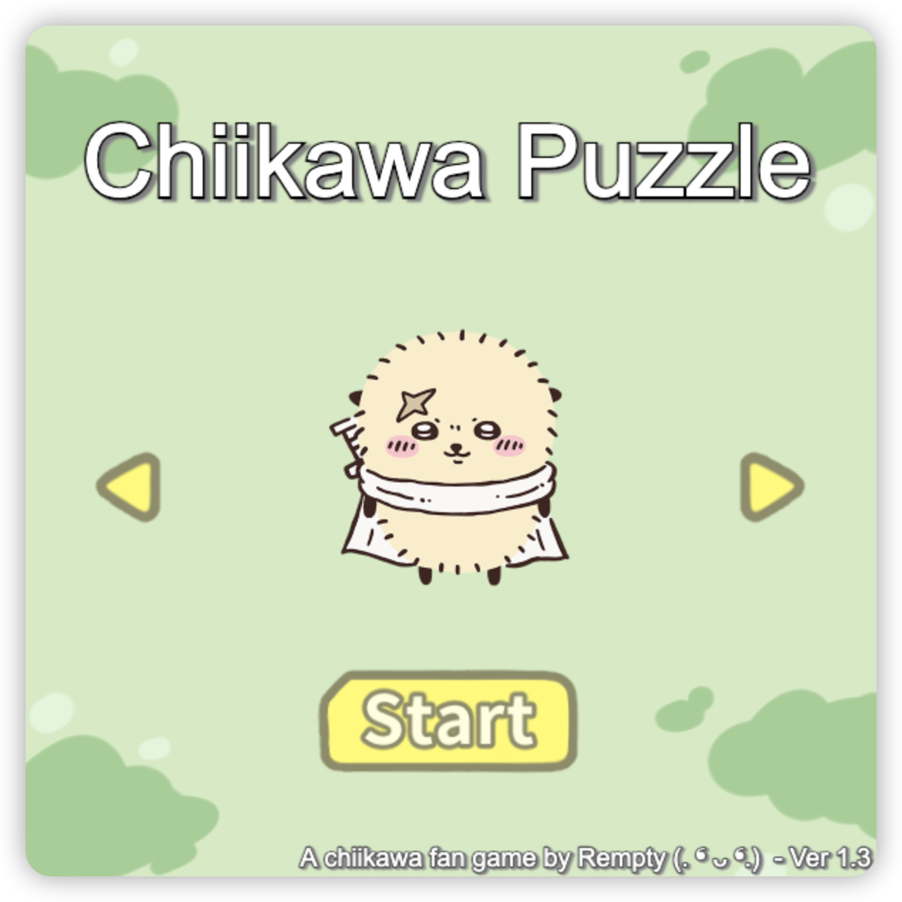 Chiikawa puzzle completion reward screenshot